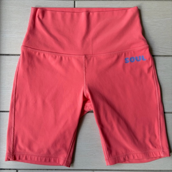 lululemon athletica Pants - SoulCycle x lululemon Align High-Rise Short 8" in the color Raspberry Cream
